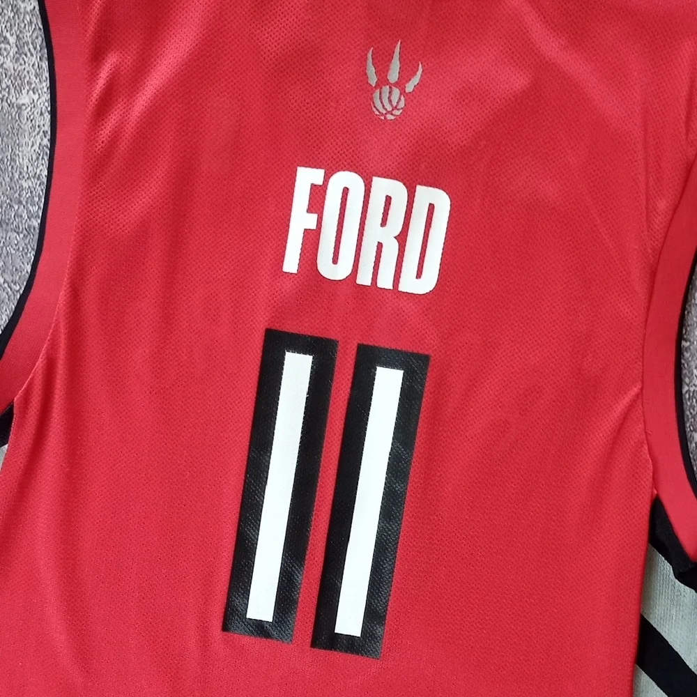 NBA TJ FORD #11 TORONTO RAPTORS BASKETBALL JERSEY - Picture 6 of 9